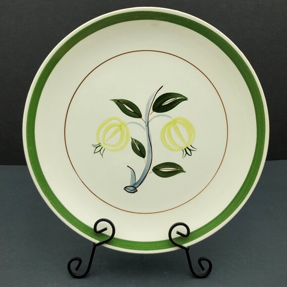 Blue Ridge Southern Potteries Forest Fruit Dinner Plates - Picture 5 of 13